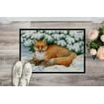 thumbnail image 2 of Carolines Treasures ASA2184JMAT Winter Fox Door Mat Indoor Rug or Outdoor Welcome Mat 24x36 Doormat  36"L x 24"W, 2 of 4