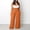 Orange women's jumpsuit, variant on Dyegold Jumpsuits for Women Casual, Womens Jumpsuits Casual Spaghetti Strap Solid Color Baggy Stretchy Playsuit Pants Summer Sleeveless Round Neck Rompers Black_Friday