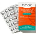 thumbnail image 3 of Omax Daily Probiotic & Prebiotic, 50B CFU, Vegan, Dairy-Free, Gluten-Free, 30 capsules (2 Pack), 3 of 7