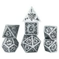 thumbnail image 1 of Sirius Dice SDZ001702 Illusory Metal Dice, Silver - Set of 7, 1 of 1