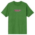 thumbnail image 1 of The Powerpuff Girls Buttercup Classic Logo Heather Green T-Shirt, 1 of 3