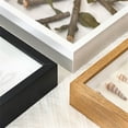 thumbnail image 3 of Ornament*1 Clearance! Creative Hollow Dried Flower Plant Photo Frame Handmade Diy Display 3D Picture Frame Deep Large Shadow Box Display Case White Desktop Ornament, 3 of 4