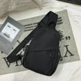 thumbnail image 1 of Up to 65% off Waterproof Strap Bag Crossbody Backpack Men Ladies Strap Backpack Hiking Backpack Multipurpose Messenger Chest Bag Organizers and Storage, 1 of 9