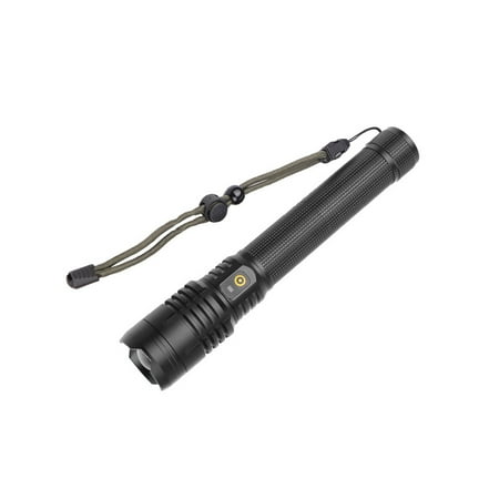 

XHP90 Flashlight Portable Torch Zoomable Multifunctional Flood Lights Waterproof Household Camping Hiking Fishing Riding 2x18650Batteries