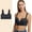 26-Black, variant on YWDJ Bras for Women Plus Size Push up Back Closures Sleep Bras No Underwire Comfy Bras Wide Strap Full Coverage Bras Low Support Wrap Workout Bras Padded Plus Size Gym Bras Comfy Solid Bras Khaki L
