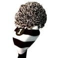 thumbnail image 4 of Majek Golf Club 1 3 White and Black Limited Edition Driver and Fairway Wood Head Covers Fits 460cc Drivers Tour Knit Retro Vintage Pom Classic Long Neck Metal Longneck Woods Headcovers, 4 of 8