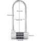 thumbnail image 4 of 5 Digit Combination Padlock Alloy Safety U Shaped Code Lock Extra Long Locker Lock With Code Lock(silver), 4 of 5