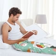 thumbnail image 5 of Salouo Kawaii Sushi Print Pajama Pants for Men, Lounge Pants Elastic Waistband Casual Men's sleepwear Loungewear Sleep Pajama Pant -Medium, 5 of 7
