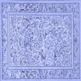 thumbnail image 1 of Ahgly Company Indoor Square Animal Blue Traditional Area Rugs, 7' Square, 1 of 4