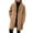 Khaki, variant on Elegant Everyday Women’s Casual Jacket Classic Long Overcoat with Notched Lapel Knee-Length Trench for Spring Autumn and Winter Outerwear Women's Bomber Jacket Casual Coat