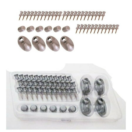 

46piece INSTA HANG REFILL Compatible Instant Wall Picture Hanging Nail System