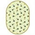 thumbnail image 2 of Joy Carpets 1536BB-02 Awesome Blossom Soft 3 ft.10 in. x 5 ft.4 in. Oval WearOn Nylon Machine Tufted- Cut Pile Just for Kids Rug, 2 of 2