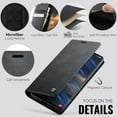 thumbnail image 2 of Funda tipo cartera para Samsung Galaxy S21 Plus, de piel, con tarjetero, función atril, cierre magnético y bloqueo RFID de TPU a prueba de golpes, compatible con S21 Plus, 2 of 8