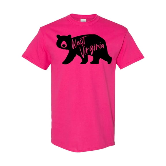 Inktastic West Virginia Black Bear Silhouette T-Shirt