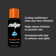 Edge Sensitive Skin Shave Gel for Men with Aloe, 2.75 oz