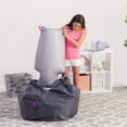 thumbnail image 3 of Posh Creations Filling Bean Bag Refill, 100 L, White with EZ-Pour Zipper Spout, 3 of 4
