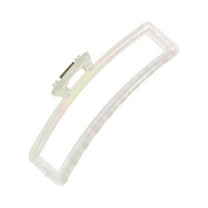 Unique Bargains 1 Pc Classic Rectangle Hairpin Hairdo Clip for Women 4.53"x1.61"x1.85" Assorted Color