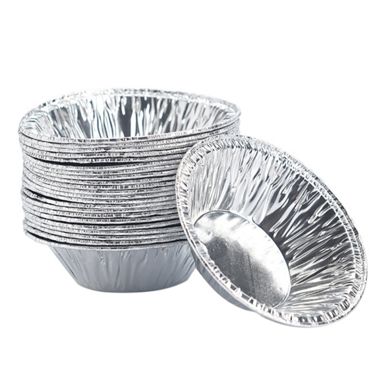 New Household Egg Tart Mold Disposable Tin Foil Cake Mold Aluminum Foil