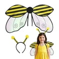 thumbnail image 2 of Traje universal de animal con alas adecuado para niños y adultos | Traje de escenario, tocado, traje de juego, accesorios para fiestas de carnaval adecuados para niños y adultos, 2 of 6
