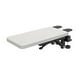 thumbnail image 2 of Placa de extensión para soporte de brazo de computadora, soporte estable para brazo de mouse, reposabrazos plegable, soporte de codo para escritorio, mesa de escritorio, mesa de hogar blanco, 2 of 9