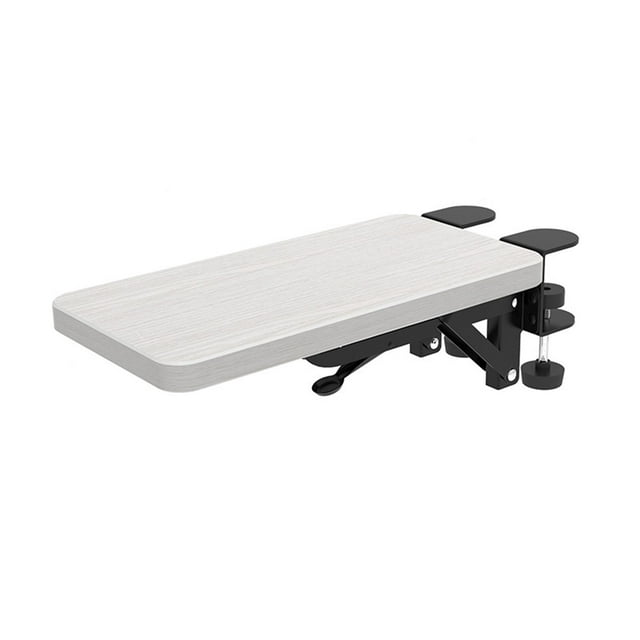mmirethe Folding Armrest Mouse Pad Holder Ergonomic Solutions Comfort And Performance At Desk Computer Arm Rest Simple And Easy white 30x15cm