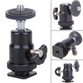thumbnail image 2 of 1pc For Camera Tripod LED Light Flash Tripod Stand Holder Mount 1/4 Hot Shoe Adapter Cradle Ball Head, 2 of 5