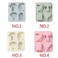 thumbnail image 3 of 4 Slots Fruit Shaped Pudding Jelly Ice Block Silicone pudding Mold pudding mold Cake Chocolate Pastry Baking Mould Tray, 3 of 8