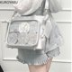 thumbnail image 4 of Bolsos para mujer Bolsos de mano de gran capacidad de moda japonesa para mujer Bolsas para mujeres Bandage Bow Hrajyku Y2k Bolso de hombro, 4 of 5