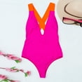 thumbnail image 5 of sovlvnd Save up to 65% Sexy Women Fashionable Bikini Solid Hollow Out Piece Swimwear Swimsuit Summer Beach Casual Beachwear Set, 5 of 7