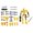 Jaune, variante sur Figurine Articulée Titan 13, Robot Figurine Articulée T13, Jouets Stikbot avec Accessoires d'Armes, Figurines Articulées Imprimées en 3D, Bots Articulés, Figurines Bot