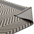 thumbnail image 5 of Modway Optica Chevron With End Borders 5x8 Indoor and Outdoor Area Rug in Gray and Beige, 5 of 8