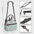 thumbnail image 2 of Easygdp Vintage Floral Caja de Almuerzo para Mujeres y Hombres, Bolsa de Almuerzo Insulada, Bolsas Reutilizables Impermeables para Viajes, Trabajo y Picnics, 2 of 7