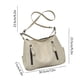 thumbnail image 3 of Bolso Tote de Piel Suave de Gran Capacidad para Mujer | Bolso Multiusos para El Día a Día y Bandolera | 30,5 X 23,4 X 10,9 Cm | Caqui, Blanco, Verde, 3 of 6
