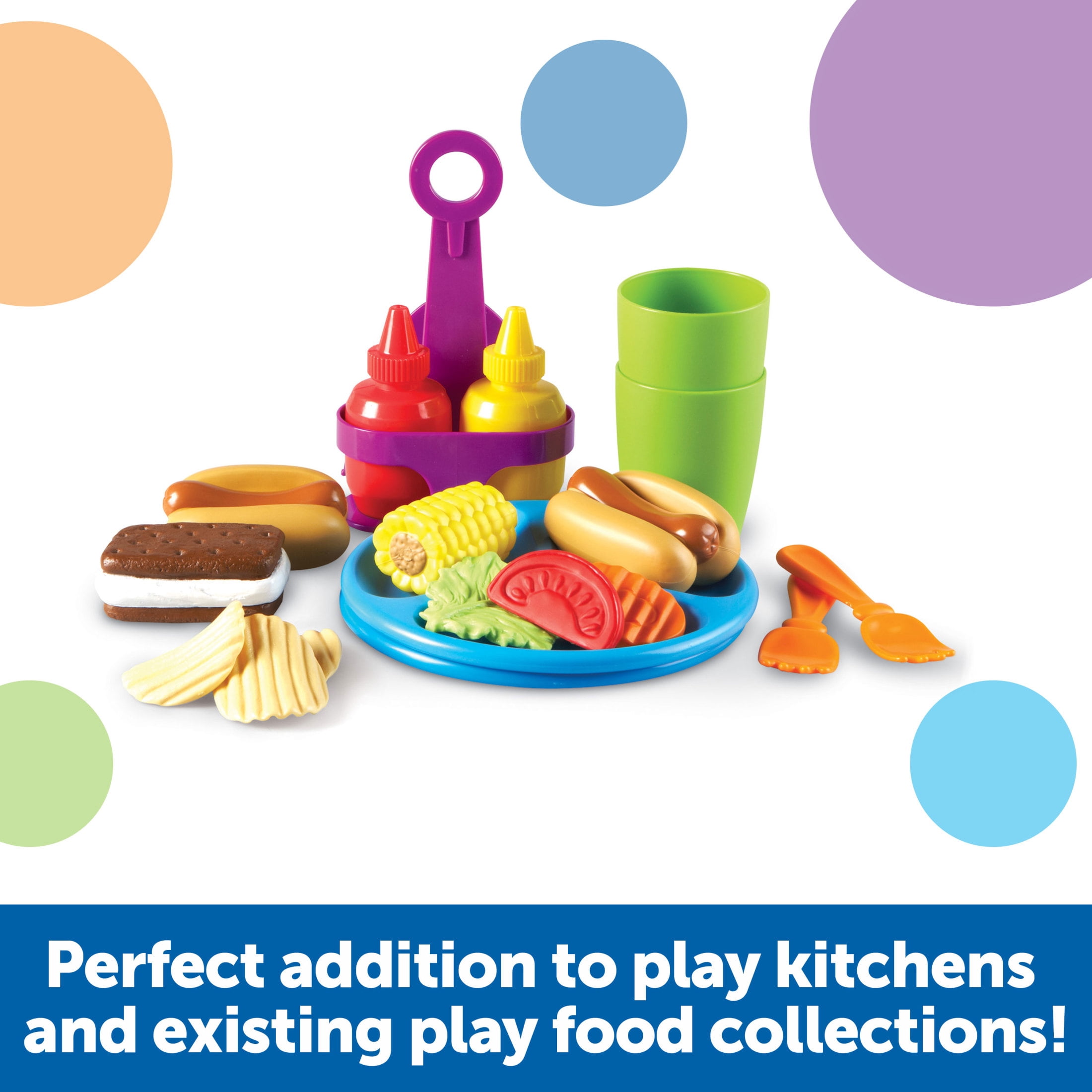 Learning Resources New Sprouts Cookout!, Play Food, Ages 4+