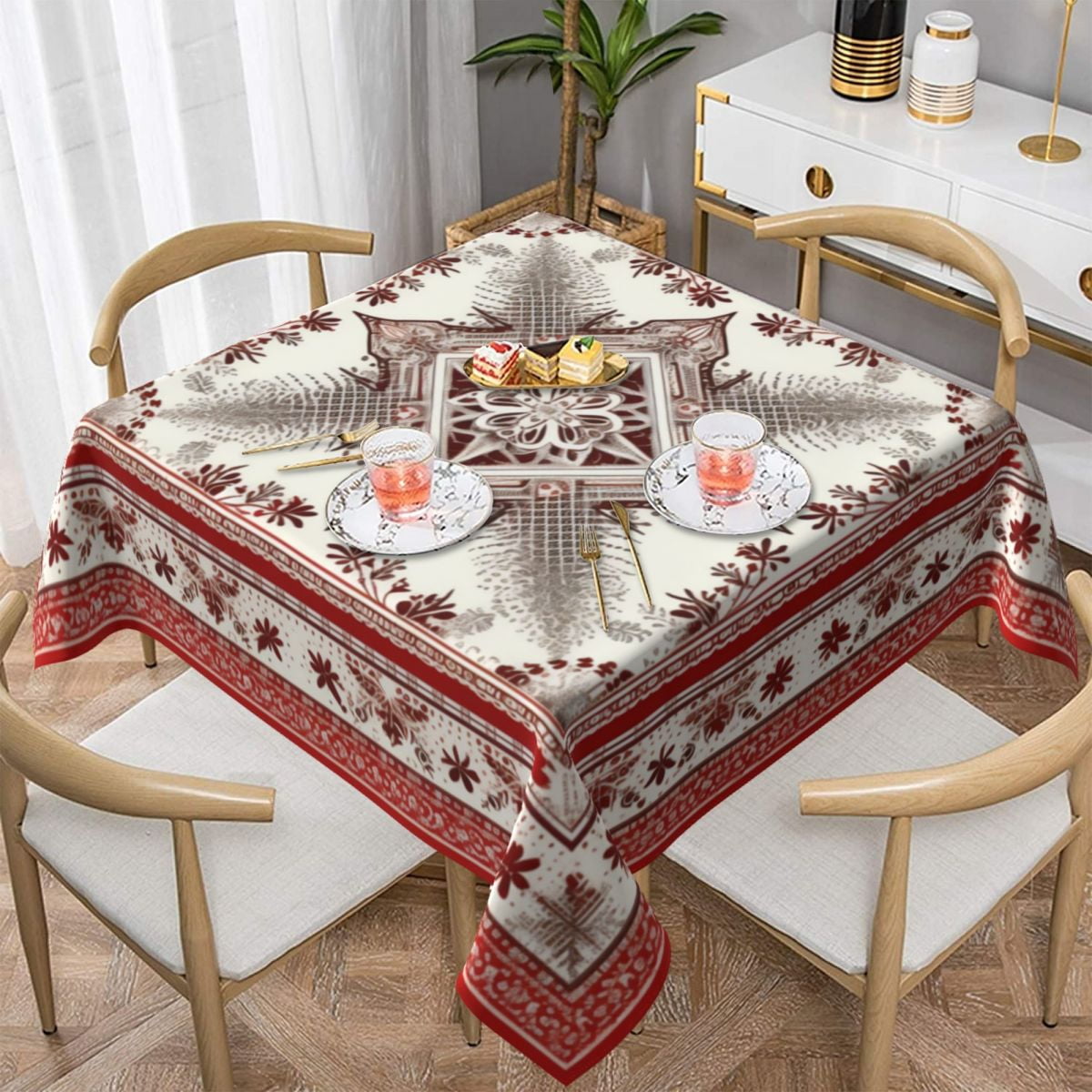 Generic Square Tablecloth - High Quality, Water Resistant, Oil Proof ...