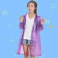 thumbnail image 4 of Trayknick Imperméable Transparent pour Enfants Garçons Filles en EVA avec Capuche, Blanc, 4 of 13