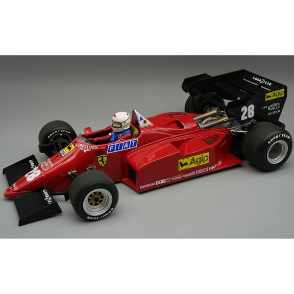 Ferrari 126 C4-M2 #28 F1 "European GP" (1984) with Driver "Mythos Series" Limited Edition to 80 pcs 1/18 Model Car by Tecnomodel