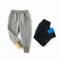thumbnail image 5 of WOLLED Kids Boys Girls Spring Pants Toddler Solid Color Elastic Waist Pants Girls Casual Jogging Trousers for 1-9 Years, 5 of 9