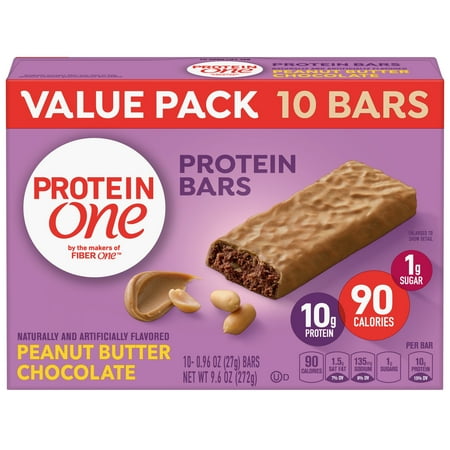 Protein One 90 Calorie Peanut Butter Chocolate 10 ct, 9.6 (Best Low Calorie Snack Bars)