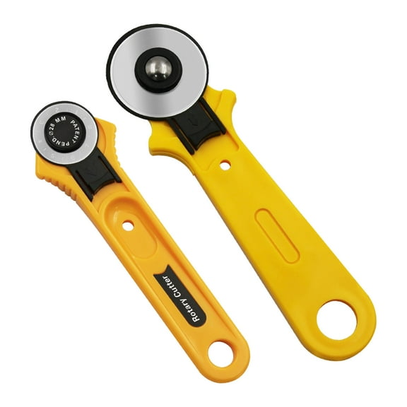 VerPetridure Quilting Rotary Cutter Easily Save Time Safety Knife Disc Button Multi-function Application