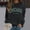 Black, variant on New Women's Printed Round Neck Pullover Street Long Sleeve Pullover Hoodie Light Zip Hoodie Women Juniors Fall Clothes Juniors Sweatshirts Pullover Crop Sweatshirts Women Full Hoodie 2 Peaces Set