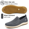 thumbnail image 5 of BERANMEY Mens Mesh Casual Sneakers Shoes Lightweight Slip on Walking Shoes Loafers for Men with Arch Support Comfort Wide Width Loafers, 5 of 9