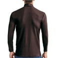 thumbnail image 2 of Fall Sweaters for Men Clearance, Men Solid Ribbed Slim Fit Knitted Pullover Turtleneck Sweater Base Shirt, 2 of 3