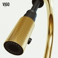 thumbnail image 6 of VIGO Bristol Single Handle Pull-Down Sprayer Kitchen Faucet in Matte Brushed Gold, 6 of 14
