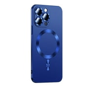 Dteck for iPhone 11 Pro Max Case Fit for MagSafe, Slim Fit Liquid Silicone Frosted Matte Case Shockproof Magnetic Cover for iPhone 11 Pro Max,Navy