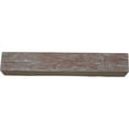 thumbnail image 2 of Ekena Millwork 8"H x 8"D x 48"W Hand Hewn Faux Wood Fireplace Mantel, Aged Pecan, 2 of 13