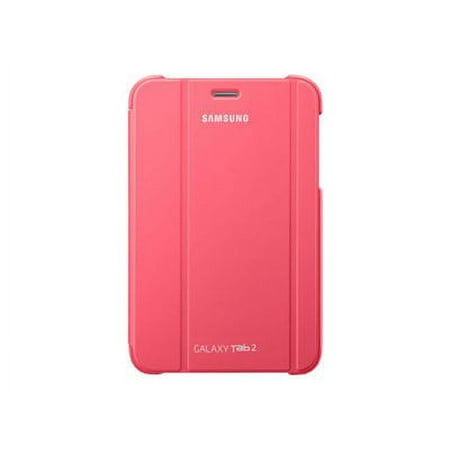 Samsung Magnetic Book Cover EFC-1G5SPE - Flip cover for tablet - pink - 7" - for Galaxy Tab 2 (7.0), Tab 2 (7.0) WiFi
