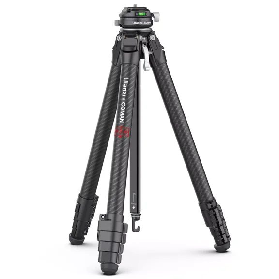 Ulanzi Zero F38 Carbon Fiber Travel Tripod with F38 Quick Release Plate, Lightweight DSLR Camera Tripod with Ball Head