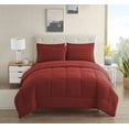 thumbnail image 1 of Juego de ropa de cama Sweet Home Collection, tamaño completo, 7 piezas, rojo, 1 of 1