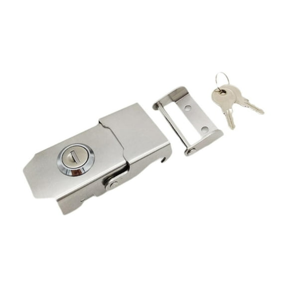 Rear Trunk Lock Motorcycle Storage Lock Tailbox Latch Stainless Steel Anti Theft for Motorbike Modification